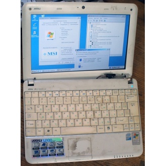 Нетбук MSI Wind U100 (Intel Atom N270 1.66Ghz /1024Mb DDR2 /120Gb /10" 1024x600) - Братск
