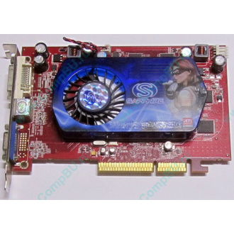 Б/У видеокарта 512Mb DDR2 ATI Radeon HD2600 PRO AGP Sapphire (Братск)