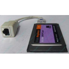 Сетевая карта для ноутбука 3COM Mehahertz 3CCFE574BT (PCMCIA) - Братск