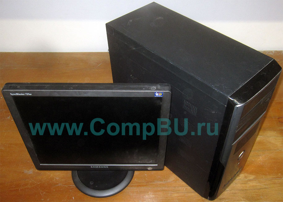 Комплект: двухядерный компьютер с 2Гб памяти и 17 дюймов ЖК монитор (Братск)